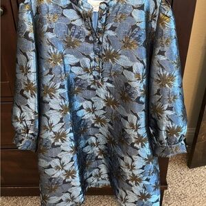 Pomander Place (Tuckernuck) Blue Floral Dress